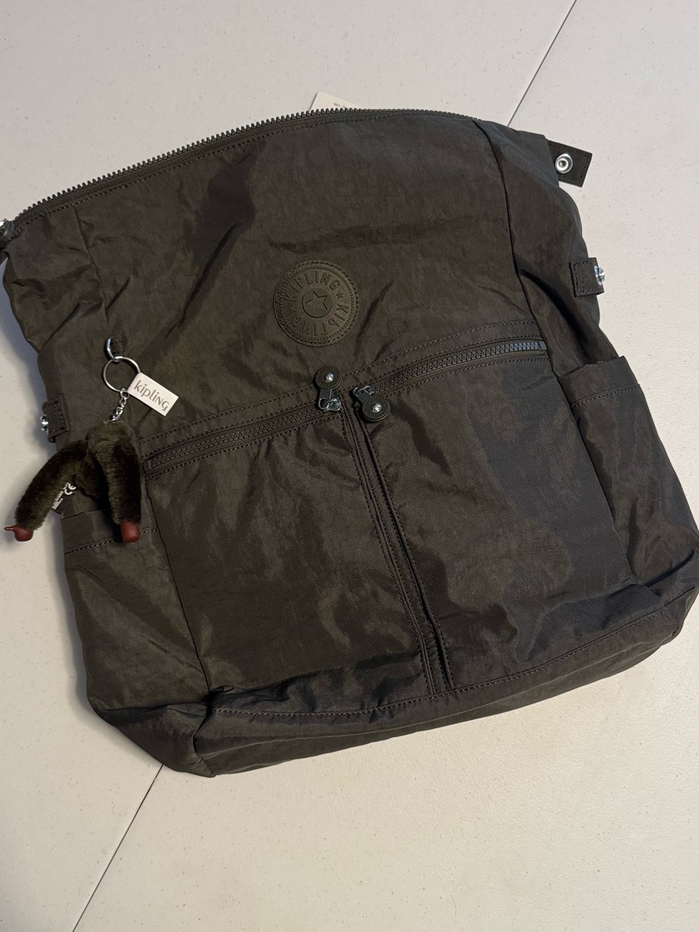 Kipling dark green Everyday Backpack